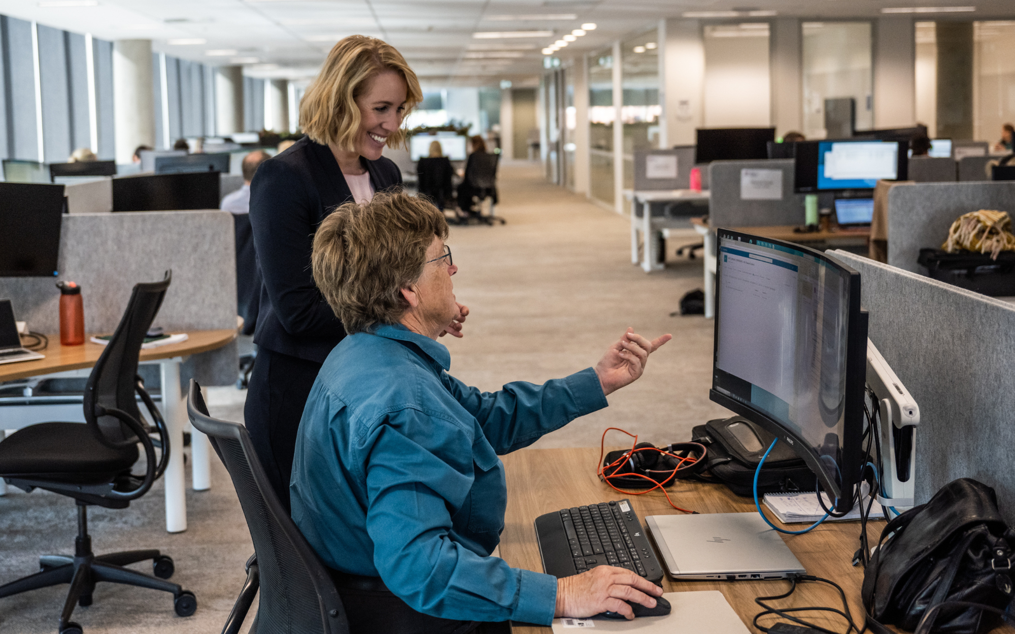 RAA staff in the Orange head office